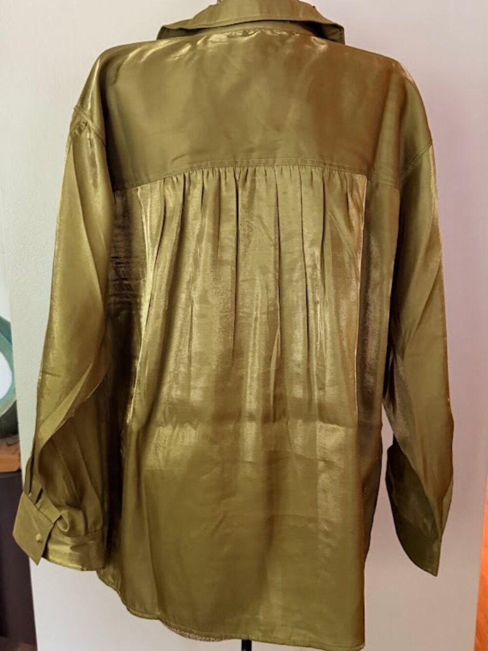 Pilcro Long Sleeve Shine Blouse size XL - Picture 4 of 6